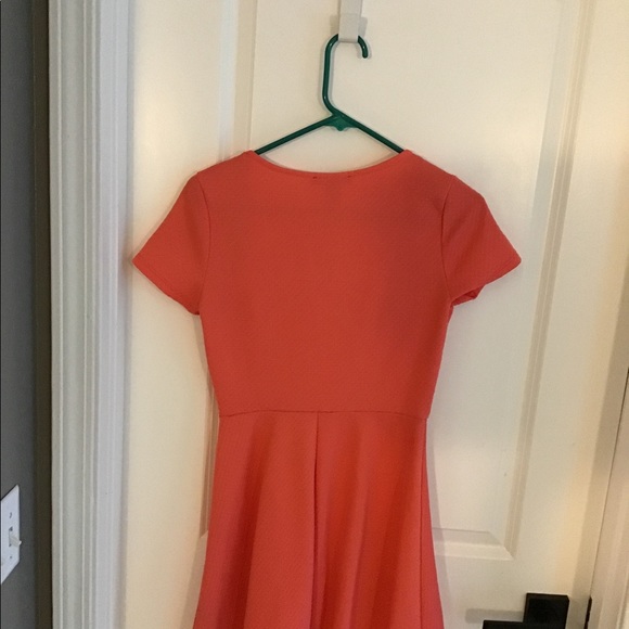 Forever 21 - Juniors - Coral S/S Dress - Sz Small - Picture 6 of 7